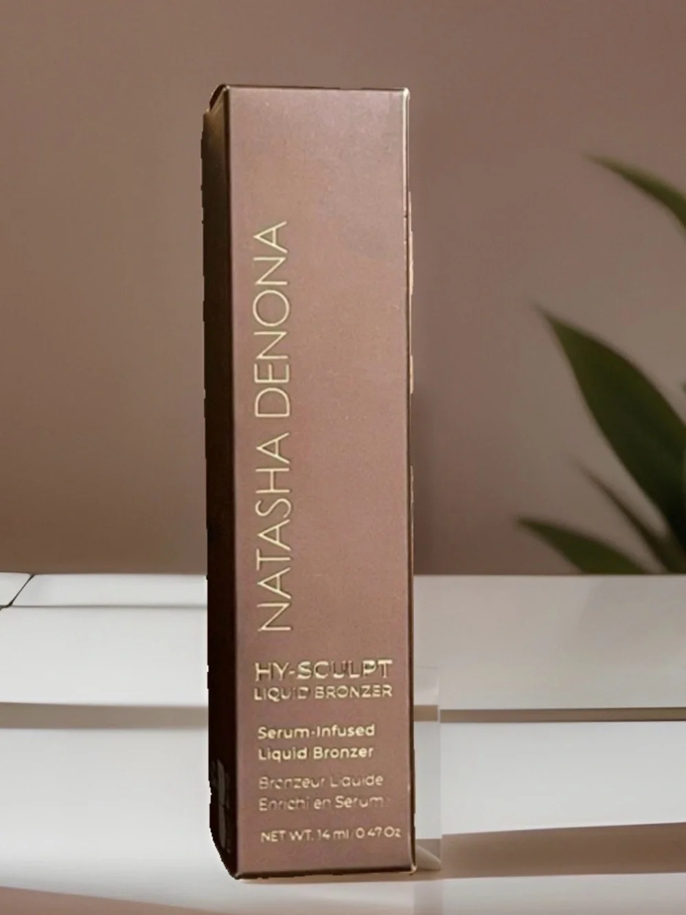 Brand New NATASHA DENONA HY-SCULPT Liquid Bronzer FOXY Light  0.47 oz